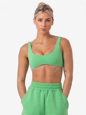 Staniki Sportowe Damskie Ryderwear Women Sports Bra Elevate Lounge Zielone | PL1892VD