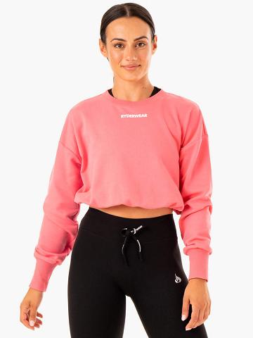 Swetry Damskie Ryderwear Women Sweaters Replay Koralowe | PL1511YU