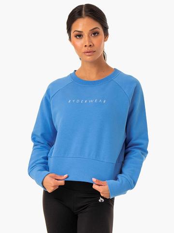 Swetry Damskie Ryderwear Women Sweaters Motion Niebieskie | PL1517SO