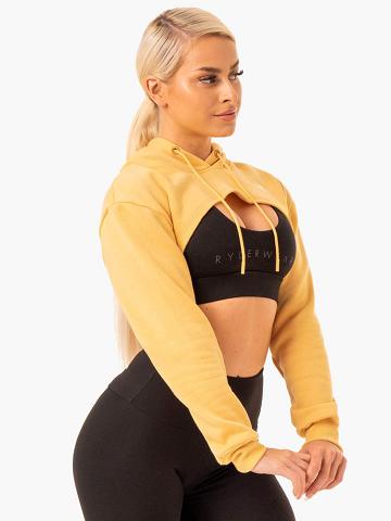 Swetry Damskie Ryderwear Women Sweaters Staples Super Crop Mango | PL1565IS