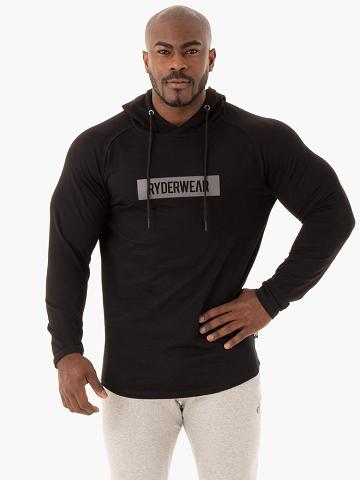 Swetry Męskie Ryderwear Men Sweaters Base Pullover Jumper Czarne | PL2846YU