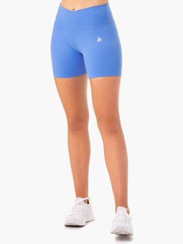 Szorty Damskie Ryderwear Women Shorts Amazon High Waisted Niebieskie | PL2147KI