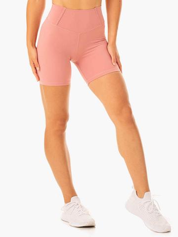 Szorty Damskie Ryderwear Women Shorts Form Scrunch Bum Różowe | PL2048VD