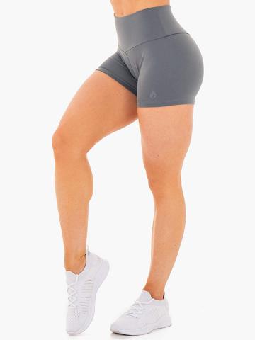 Szorty Damskie Ryderwear Women Shorts Motion High Waisted Szare | PL1978TV