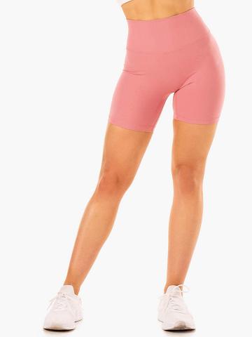 Szorty Damskie Ryderwear Women Shorts NKD Refine High Waisted Różowe | PL2013FM