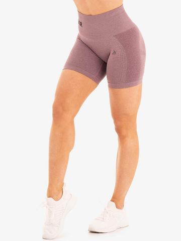 Szorty Damskie Ryderwear Women Shorts Seamless Staples Fioletowe | PL2113PQ