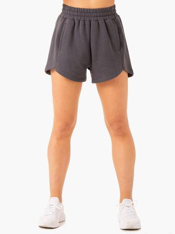 Szorty Damskie Ryderwear Women Shorts Sideline Track Szare | PL2070LH