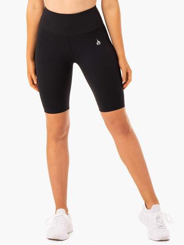 Szorty Damskie Ryderwear Women Shorts Staples Scrunch Bum Bike Czarne | PL1959SO