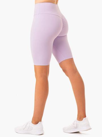 Szorty Damskie Ryderwear Women Shorts Staples Scrunch Bum Bike Fioletowe | PL2023BC