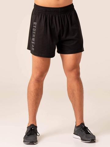 Szorty Męskie Ryderwear Men Shorts Advance Arnie Czarne | PL2810GL