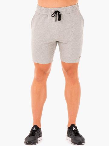 Szorty Męskie Ryderwear Men Shorts Base Gym Szare | PL2801BC