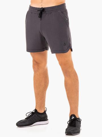 Szorty Męskie Ryderwear Men Shorts Optimal Gym Szare | PL2765HK