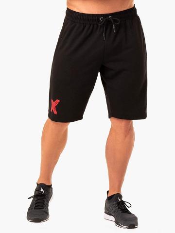 Szorty Męskie Ryderwear Men Shorts RWXKG Track Czarne | PL2737JJ