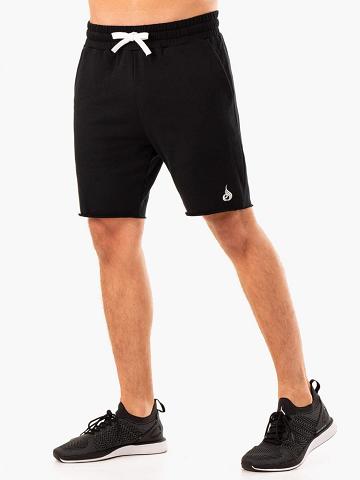 Szorty Męskie Ryderwear Men Shorts Recharge Track Gym Czarne | PL2750RW